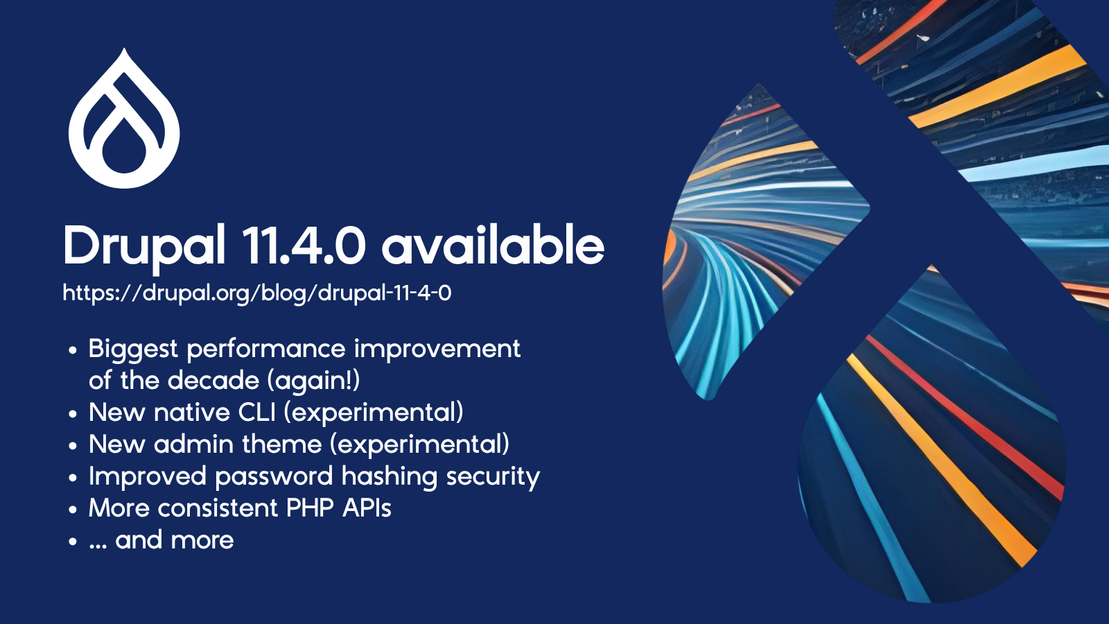 Drupal 11.4.0 available